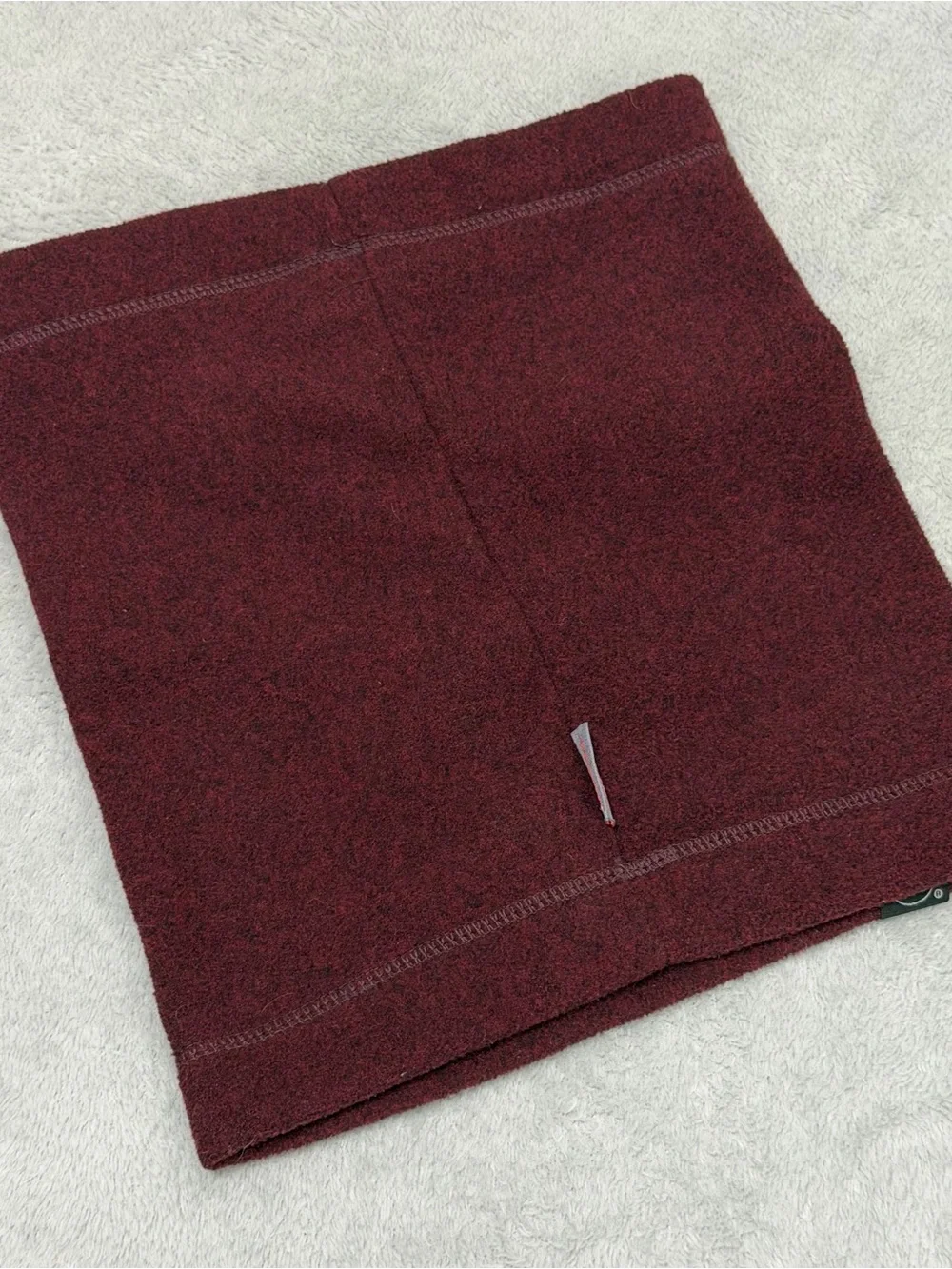 BUFF Polartec Fleece Neck Gaiter Burgundy Ski Snowboard Neck Warmer Outdoor